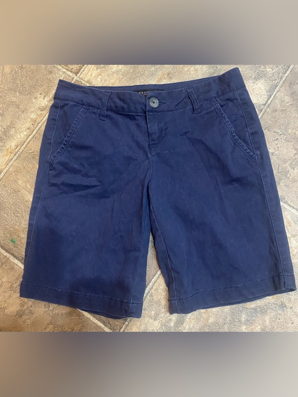 Aeropostale Dark Navy Bermuda Shorts
